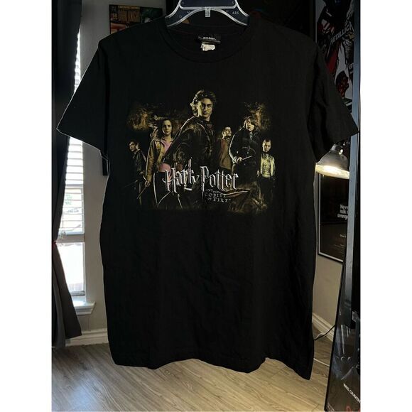 Y2K Harry Potter And The Goblet Of Fire Promo Tee - Picture 1 of 5